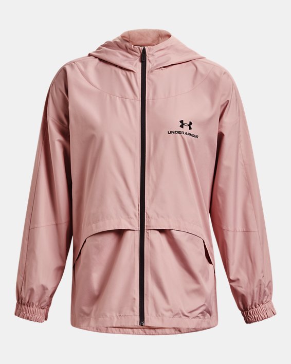 Women's UA RUSH™ Woven Jacket in Pink image number 5